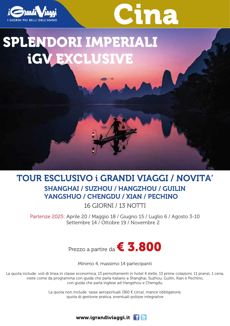 Vivere e Viaggiare - Cina - Offerta