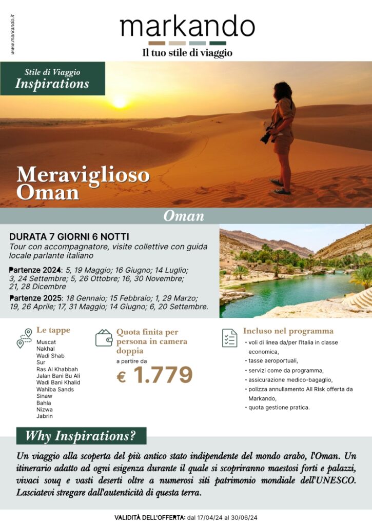 Vivere e Viaggiare - Oman - 2 - Offerta