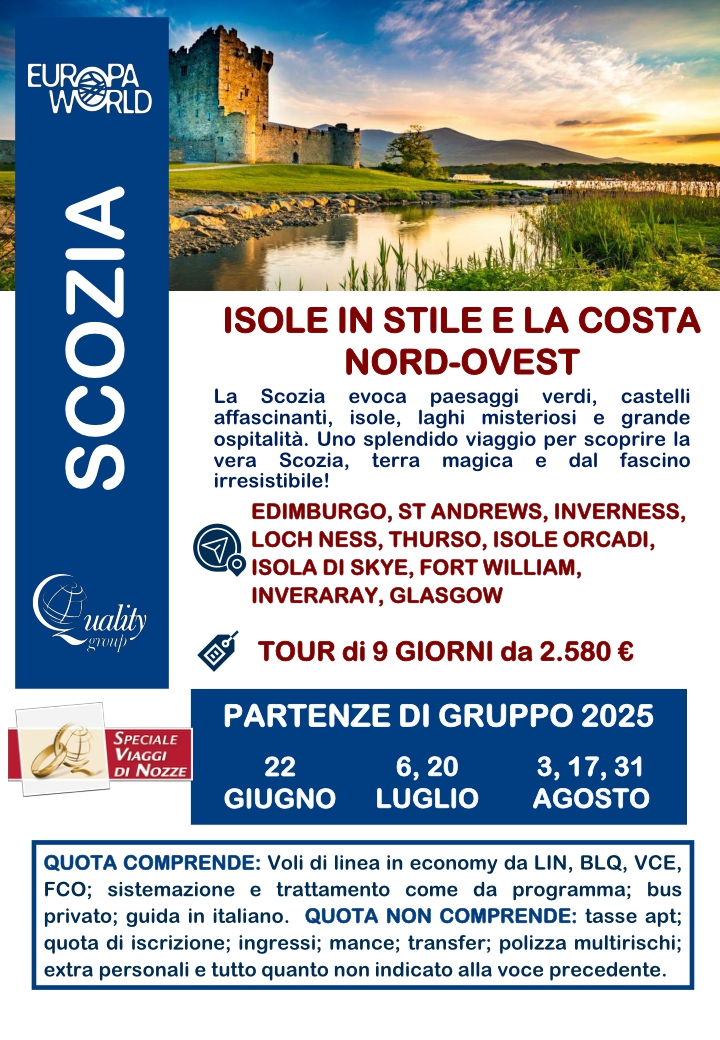 Vivere e Viaggiare - Scozia - Offerta