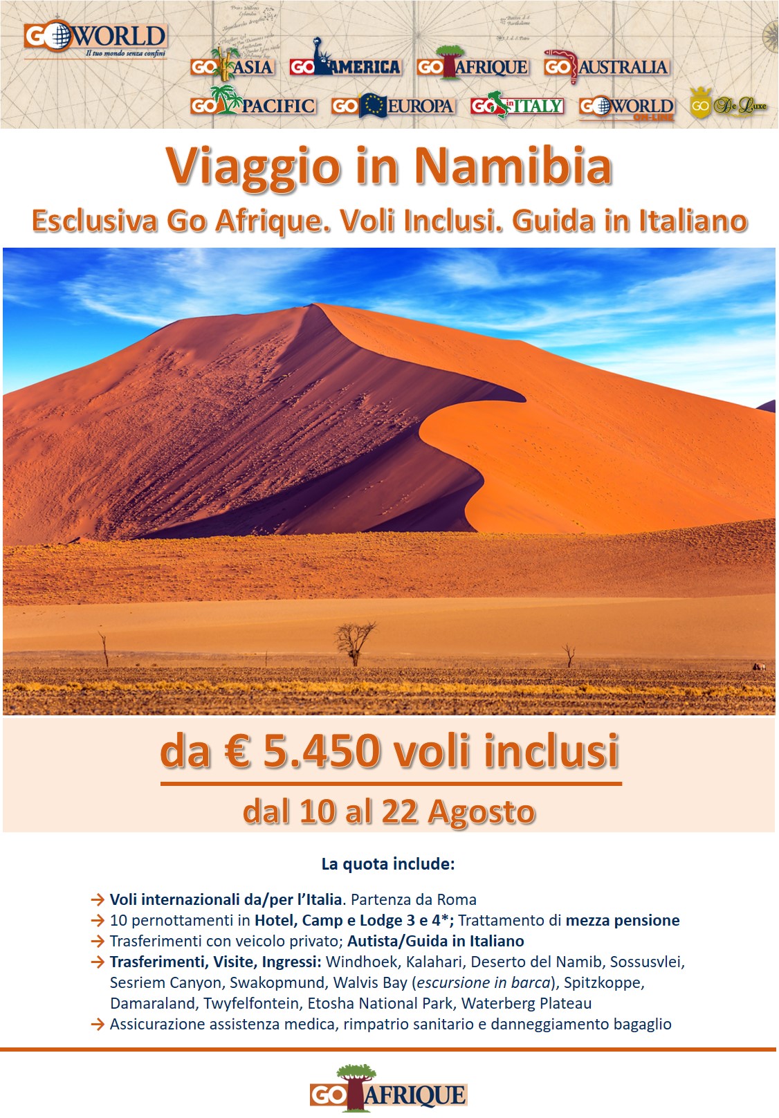 Vivere e Viaggiare - Namibia - Offerta